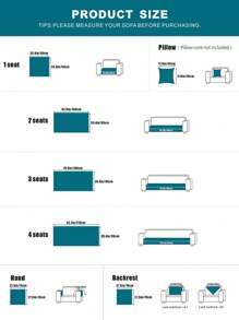 1pc Solid Color Waterproof Sofa Cover, Non-Slip, Pet-Friendly, Simple Style, Non-Sticky, Suitable For Bedroom, Living Room, Office Home Decor, Fits Single, Loveseat, 3-Seater, 4-Seater And Sectional Sofas