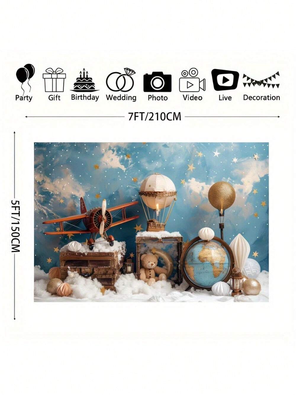 Portachiavi Aereo Landical - Set 24 Pezzi Silicone Per Feste E Regali - Foto 2