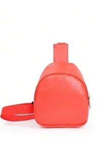 1pc Girls' Cute Strap Crossbody Bag, Suitable For Daily Use, Outdoor, Travel, Hiking, Portable, Ideal Gift Choice - Chest Bag - View 6