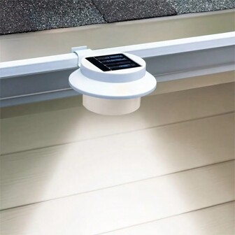 3 件装 LED 太阳能灯户外农场防水水槽壁灯路径灯适用于车道花园围栏装饰照明