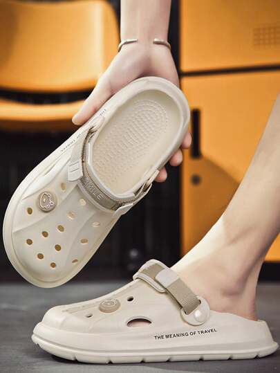 Women's Breathable Non-Slip Fashion Sport Sandals, Comfortable Casual Outdoor Walking Slippers; Unisex Thick Sole EVA Beach Slippers, Anti-Slip Durable Indoor/Outdoor Slippers For Couples; Personalized Non-Slip Summer Slippers For Men & Women, Suitable For Indoor/Outdoor Wear