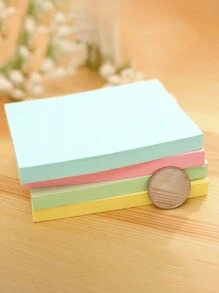 Colorful Sticky Notes, Cute And Creative Sticky Notes, Office Stationery Sticky Notes, Removable Message Sticky Notes - Multicolor - View 3