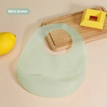 婴儿硅胶围兜，轻便硅胶围兜设计 - 彩色 - 查看 10