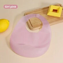 婴儿硅胶围兜，轻便硅胶围兜设计 - 彩色 - 查看 8