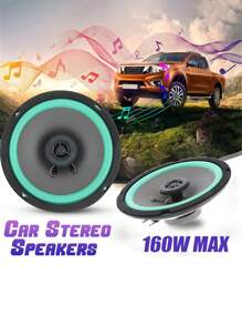 6,5'' 5'' 4'' 100W universell bil HiFi koaxialhögtalare fordonsdörr bilmusik stereo fullregisterhögtalare - Multifärgad - Visa 2