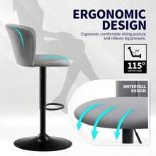 STOOLINK Barstools - 灰色 - 查看 4