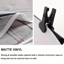 1pc Travel Theme Birthday Party Backdrop Banner, 5*3FT/5*7FT, Sky Blue With White Cloud Hot Air Balloon Box Design, Polyester Material, For Pool Party, Birthday Party Decor, Portrait Photography Background, No Feathers, Homemade Kitchen Party Supplies