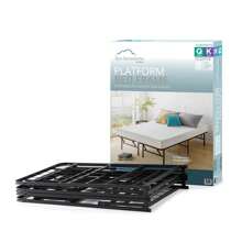 Zinus Spa Sensations 14" Smartbase® Adjustable Tool-Free Setup Bed Frame, Adult, Queen To King - 黑色 - 查看 9