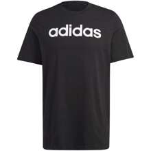Adidas Essentials Single Jersey Tee mit linear gesticktem Logo M IC9274 ✅ Lieferung in 3-5 Tagen - Schwarz - Übersicht 2