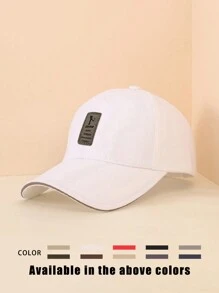 1pc Men's Fashion Baseball Cap, Adjustable Outdoor Sun Protection Casual Hat For Traveling, Beach Holiday, Y2K Style, Suitable For Spring And Autumn