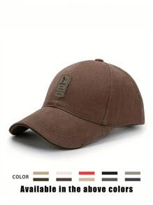 1pc Men's Fashion Baseball Cap, Adjustable Outdoor Sun Protection Casual Hat For Traveling, Beach Holiday, Y2K Style, Suitable For Spring And Autumn