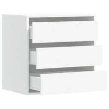 Corner Chest Of Drawers White 60x48 Cm Storage Unit Engineered Wood For Bedroom Living Room Modern Design - White - View 4