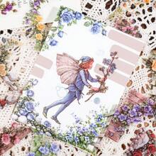 30pcs/Pack Floral Corner Stickers, Suitable For Decorating Frames, Scrapbooks, Photo Albums & Diary Borders, Self-Adhesive,School Supplies,Back To School - Multicolor - View 5