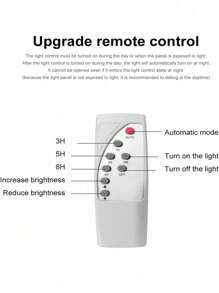 带遥控的太阳能灯室内家用智能太阳能吸顶灯，1000 流明户外太阳能棚灯带开关，适用于谷仓、门廊、露台、车棚、花园、鸡舍