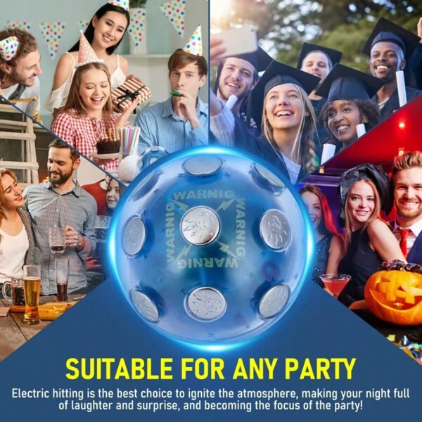 New Of Pranks! Electroshock Punishment Ball, Add Unlimited Fun To KTV And Party, Make Every Electric Shock An Unforgettable Memory! (No Batteries)