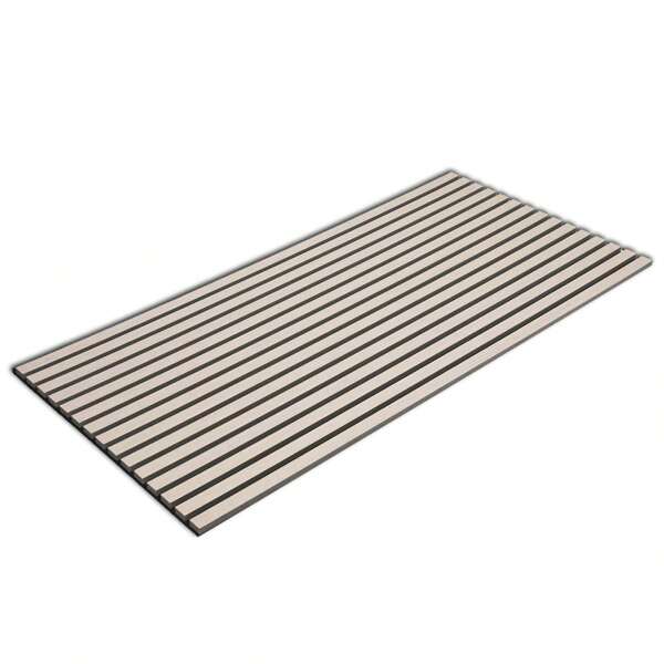 Cecaylie Panneau acoustique Panneau mural MDF panneau mural acoustique naturel Panneaux muraux modernes en placage de bois et feutre 120x60x2,1cm bois de chêne