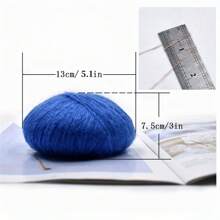 Bolsa de fios variegados de 6 fios - Mudança gradual de cor e mistura de renda de 50% acrílico, 30% alpaca, 20% angorá para tricô e crochê faça você mesmo, suéteres, xales e jaquetas da moda outono e inverno
