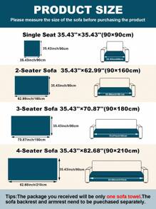 1 pezzo Copridivano a righe verticali per tutte le stagioni, design antiscivolo moderno, texture personalizzata a rose, adatta agli animali domestici e resistente alle macchie