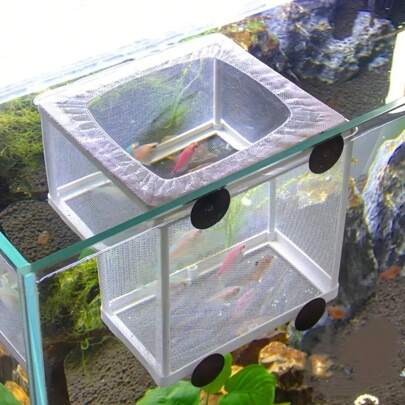 1pc Fish Tank Hatchery, Fry Isolation Net, Water Separation Net, Breeding Hatchery Box, Isolation Box, Net Cultivation Box