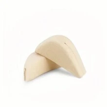 1 par de insertos de espuma beige para la punta del zapato, insertos de esponja protectores de los dedos, reductor de talla de zapato - Beis - Ver 3