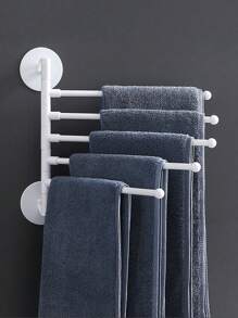 6-Tier Rotating Towel Rack, Multifunctional Bathroom Organizer Rack For Towels, Shoes, Storage - Multicolor - View 1