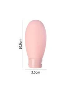 1 Piece/3 Pieces/4 Pieces Travel Separate Bottles, Extrusion Design, Portable, Leak Proof, Refillable Cosmetics Container, (With Free Label Card) Reusable, Used For Separate Packaging Of Toiletries, Shampoo, Shower Gel And Lotion, Travel Necessities, School Supplies, Holiday Camping Necessities, Holiday Accessories Mini, Used For Holiday Beach, Bathroom Collection, Bedroom Collection, Large Capacity, Business Trip, Tourism