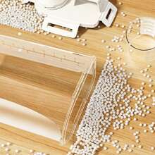 1 个带盖密封食品储存容器 - 防虫防潮，可重复使用的塑料厨房收纳盒，用于存放大米、谷物、坚果、面粉 - 带盖矩形食品储存容器大米储存容器