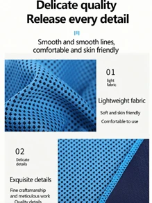 Toalha esportiva multicolorida de secagem rápida, toalha refrescante para exercícios ao ar livre, maquiagem, ioga, ciclismo, absorve o suor, escola, volta às aulas, viagem, itens essenciais para viagem, itens essenciais para casa, toalha, cuidados com a pele