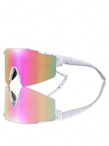 1 Pair Fashion Sport Fashion Glasses, Cycling Glasses, Running Glasses, Suitable For Outdoor Sports, Cycling, Running, Hiking And Other Outdoor Activities Easy Comfort Casual Outfits Outdoor Cycling Glasses For Summer Beach Vacation,Outdoor,Travel