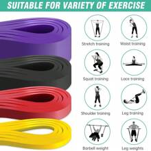 4pcs Of Resistance Belt, Exercise Belt, Lifting Assist Belt - Exercise Belt Set - Mobile Belt For Men's And Women's Fitness Strength Training, Gym Home Exercise, Weightlifting Belt