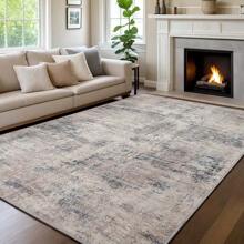 Carpet Area Rug Washable Rug Large Modern Abstract Living Room Rug Winter Warm Soft Anti-Skid Thin Carpet Indoor Floor Non-Shedding Carpets For Bedroom Dining Room Home Office Decor - Star - View 4