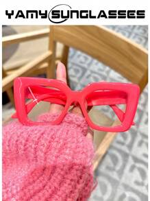 2pcs/3pcs Retro Square Frame Fashion Optical Glasses For Women, Suitable For Using Smartphones, Computers, Photographing And Accessorizing - Anti-blue Light - View 15