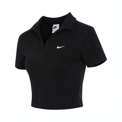 Nike 2024 女士 NSW Essential SS Polo 短款上衣