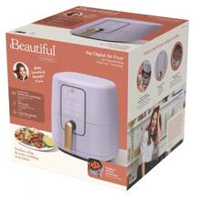 The 6 Qt Air Fryer With TurboCrisp Technology And Touch-Activated Display, White Icing By Drew Barrymore - 寶藍色 - 查看 9