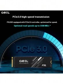 GEIL Ổ cứng SSD 1TB M.2 PCIE3.0 NVME, Ổ cứng thể rắn tốc độ cao 3200MB/giây dành cho máy tính để bàn và máy tính xách tay - P3L - Xem 4