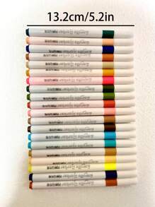80 marcadores de pintura acrílica de colores, apropiados para pintar y crear manualidades artísticas DIY, resistentes al agua, lavables, se pueden usar en tela, vidrio, cerámica, plástico y la mayoría de las superficies (estilo aleatorio)