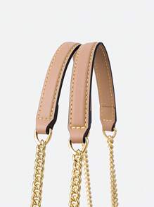 FION Bolso de hombro/axilar de mujer con cadena, bolso clásico con monograma y colgante de Corgi FAAFJGC053
