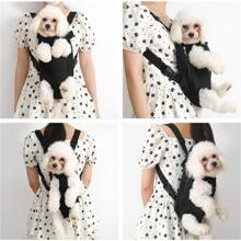 Pet Carrier Backpack, Hands-Free Adjustable Dog Front Carrier Legs Out & Easy-Fit Dog Backpack Carrier For Hiking Camping Traveling Cycling For Small Dogs And Rabbits Hands-Free Pet Carrier Backpack For Dogs And Cats - Comfortable Adjustable