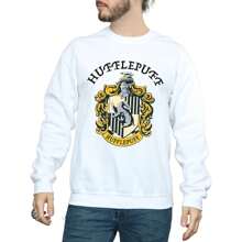 Harry Potter Męska bluza Hufflepuff (biała)