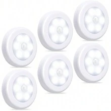 Motion Sensor Night Light, Battery Powered Motion Sensor Light Indoor, LED Under Cabinet Lighting, Under Cabinet Lights, Closet Lights Motion Sensored, Stair Lights Indoor, Stick On Lights, LED Puck Lights, Wall Lights, Under Counter Lights For Kitchen, Bedroom, Bathroom