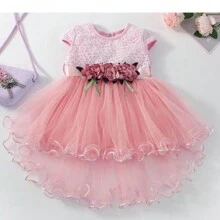 Vestido de Menina Festa Aniversário Jardim Encantado