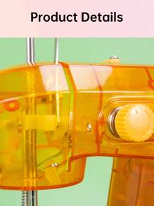 Electric Mini Sewing Machine Desktop With Pedal Home Version Portable Fully Automatic Small Transparent Shell Sewing Machine - Multicolor - View 7