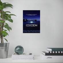 1 Pc Cocoon Movie Poster Wooden Framed Canvas Painting Thickness 2.25cm/0.9inch High Quality Wall Art Prints Poster Direct Hanging Wall Picture Decor For Home Gifts, Gift,Living Room, Bathroom, Bedroom, Kitchen