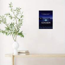 1 Pc Cocoon Movie Poster Wooden Framed Canvas Painting Thickness 2.25cm/0.9inch High Quality Wall Art Prints Poster Direct Hanging Wall Picture Decor For Home Gifts, Gift,Living Room, Bathroom, Bedroom, Kitchen