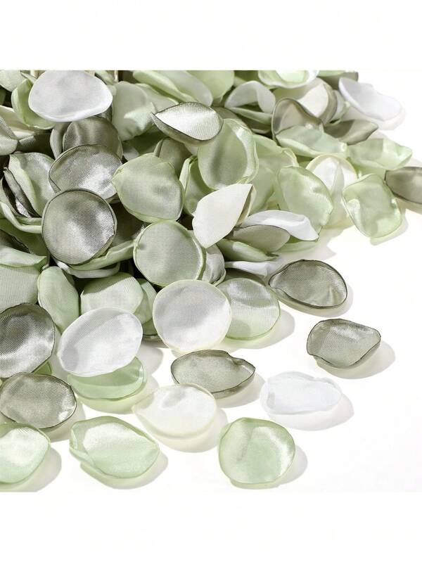 300/100/50 Pcs Silk Rose Petals Artificial Flower Petals For Wedding Flower Basket Aisle Scatter Dinner Table Centerpieces Party Bridal Shower Romantic Night Decoration (Sage Green) Party Favors Room Decor Bride Gifts Birthday Graduation Birthday Decorations Party Decorations Bachelorette