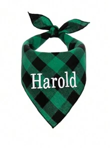 1PC spersonalizowana chustka dla psa haftowana nazwa niestandardowa chusta na szyję szalik dla psa trójkątne śliniaki chustka akcesoria do kostiumów dla zwierząt domowych dla małych średnich dużych psów kotów zwierząt domowych prezent urodzinowy