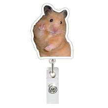 1 件旋转徽章夹，带有树懒、鹅、黑猫、老鼠图案，易于拉动，医疗保健礼品，学校用品，返校 - 彩色 - 查看 19