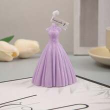 1pc, Wedding Aromatherapy Candles, Creative Styling, Evening Dress Dresses, Wedding Candle Decorations, Home Decorations, Souvenirs, Valentine's Day,Holiday Gifts