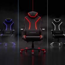 GTRACING LUFT-600 Gaming Chair With Bluetooth Speakers And LED Lighting, Blue - Màu xanh lam - Xem 8