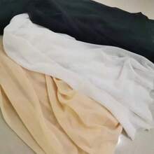 Tejido elástico de malla de color crema - Body transparente, material de diseño DIY, 63 pulgadas de ancho x 36/108/180 pulgadas de largo, peso de 40 gramos por metro cuadrado - multicolor - Ver 4